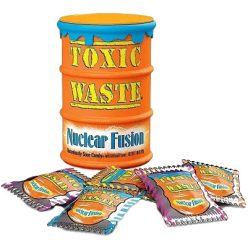   Toxic Waste Orange Sour Candy Drum - narancssárga dobozos savanyú cukorkák 42g