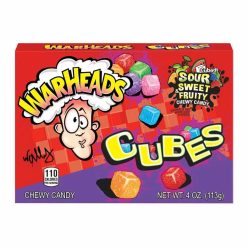 Warheads Chewy Cubes - savanyú kocka rágós gumicukor 113g