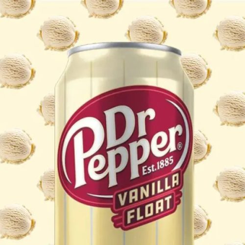 Dr Pepper Vanilla Float USA - Vaníliás ízű szénsavas üdítőital 355ml