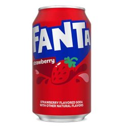 Fanta Strawberry - Eper ízű szénsavas üdítőital 355ml